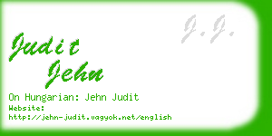 judit jehn business card